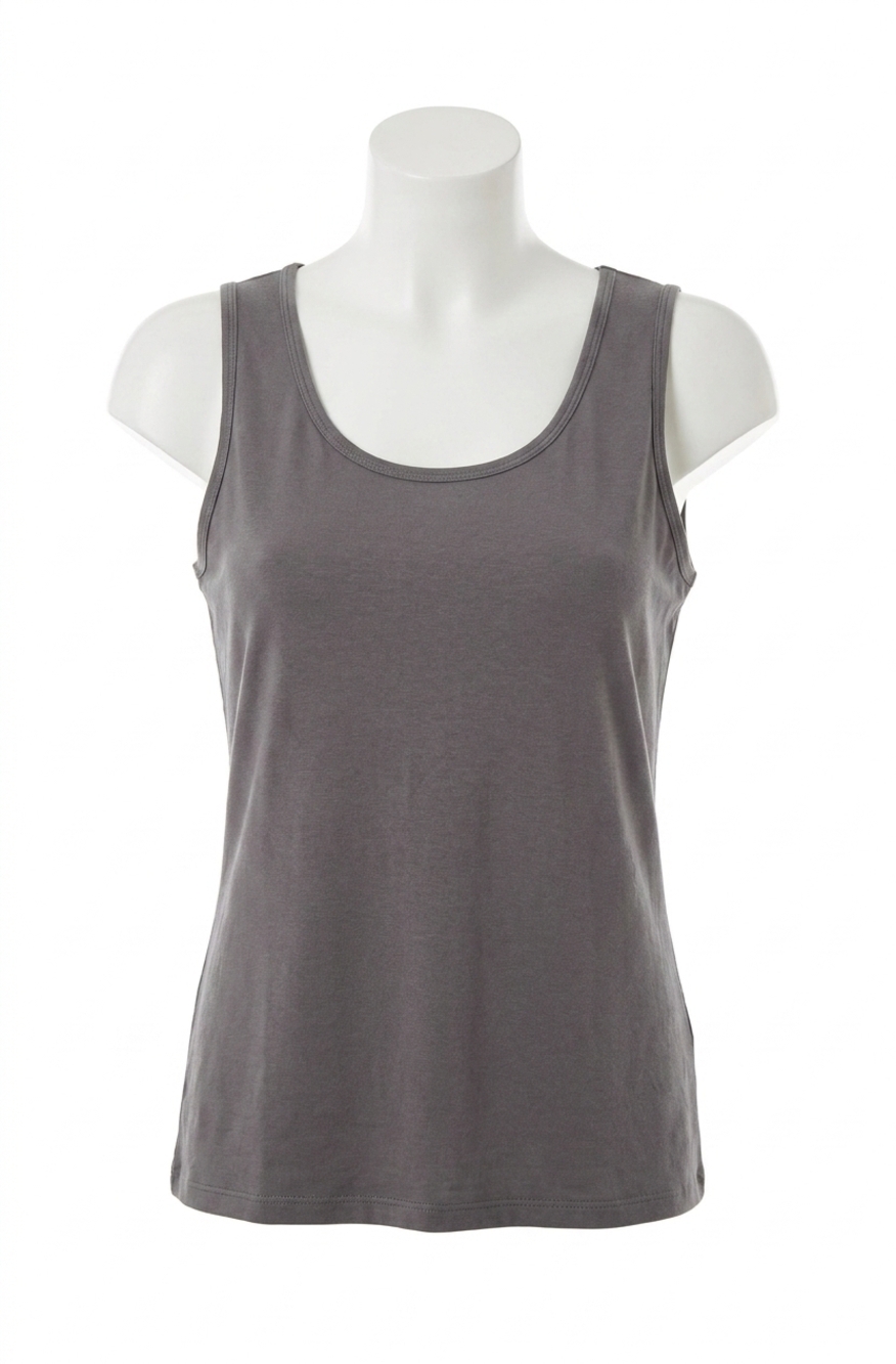 NEW ANGEL bra-friendly tank top in gray